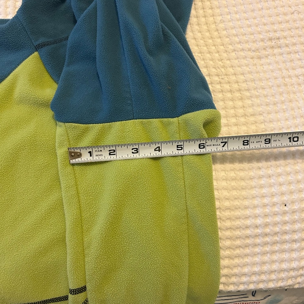Melanzana Blue and Green Fleece Pullover - Picture 7 of 7